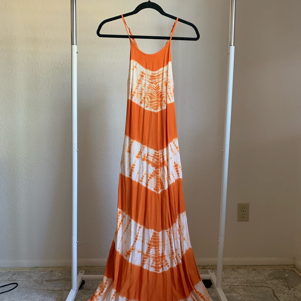 Frankie’s Bikinis Maxi Dress sz Medium - Picture 1 of 7